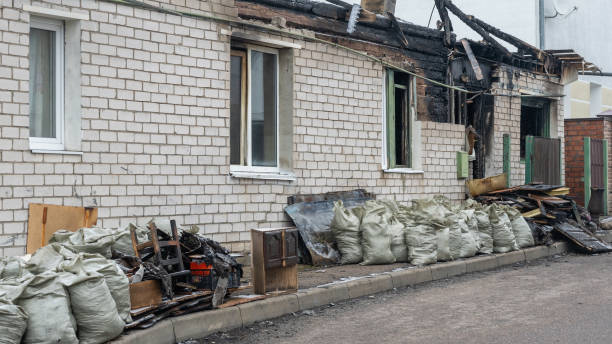 Professional Fire Damage Removal technician working in Winter Garden, FL